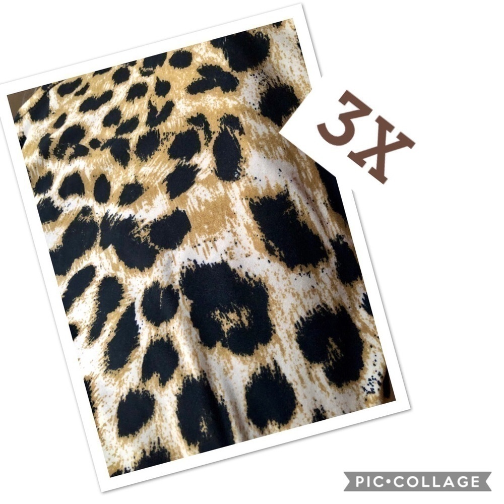 Diva Plus Leopard T-Dress - Picture 3 of 3